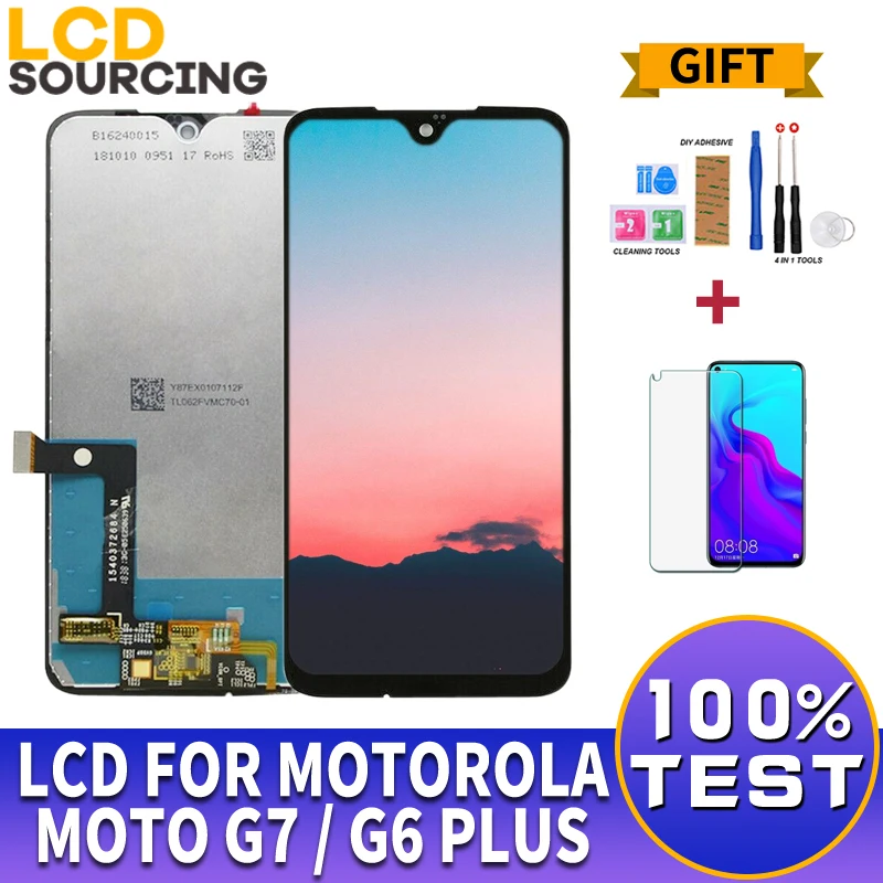 6.4 inch For Motorola Moto G7 LCD Display Sensor Panel Touch Screen Digitizer Assembly For Moto g6 PLUS Display Replace
6.4 inch For Motorola Moto G7 LCD Display Sensor Panel Touch Screen Digitizer Assembly For Moto g6 PLUS Display Replace