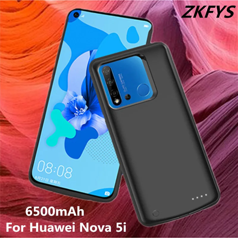 Backup Battery Cover For Huawei Nova 5i Portable Charger Power Bank Cover 6500mAh External Battery Powerbank Charging Cases
Backup Battery Cover For Huawei Nova 5i Portable Charger Power Bank Cover 6500mAh External Battery Powerbank Charging Cases