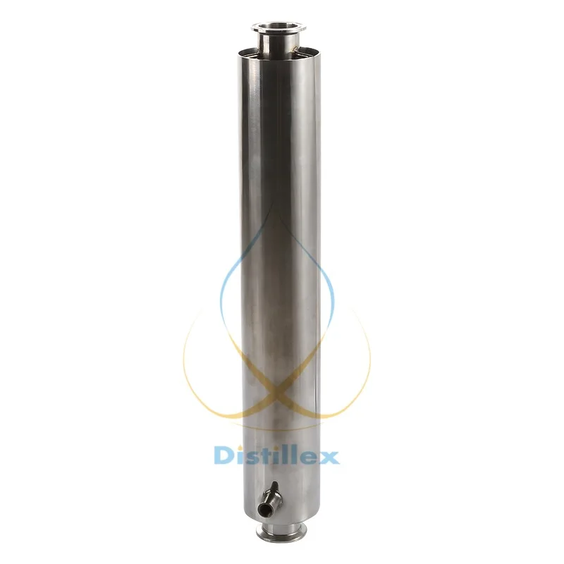 Dry Ice Sleeve Column (Tube) 1.5" x 12" Outer 2,5"x 10" . Drain port 1/4" MNPT Tri-Clamp, Dewax Spool
Dry Ice Sleeve Column (Tube) 1.5" x 12" Outer 2,5"x 10" . Drain port 1/4" MNPT Tri-Clamp, Dewax Spool