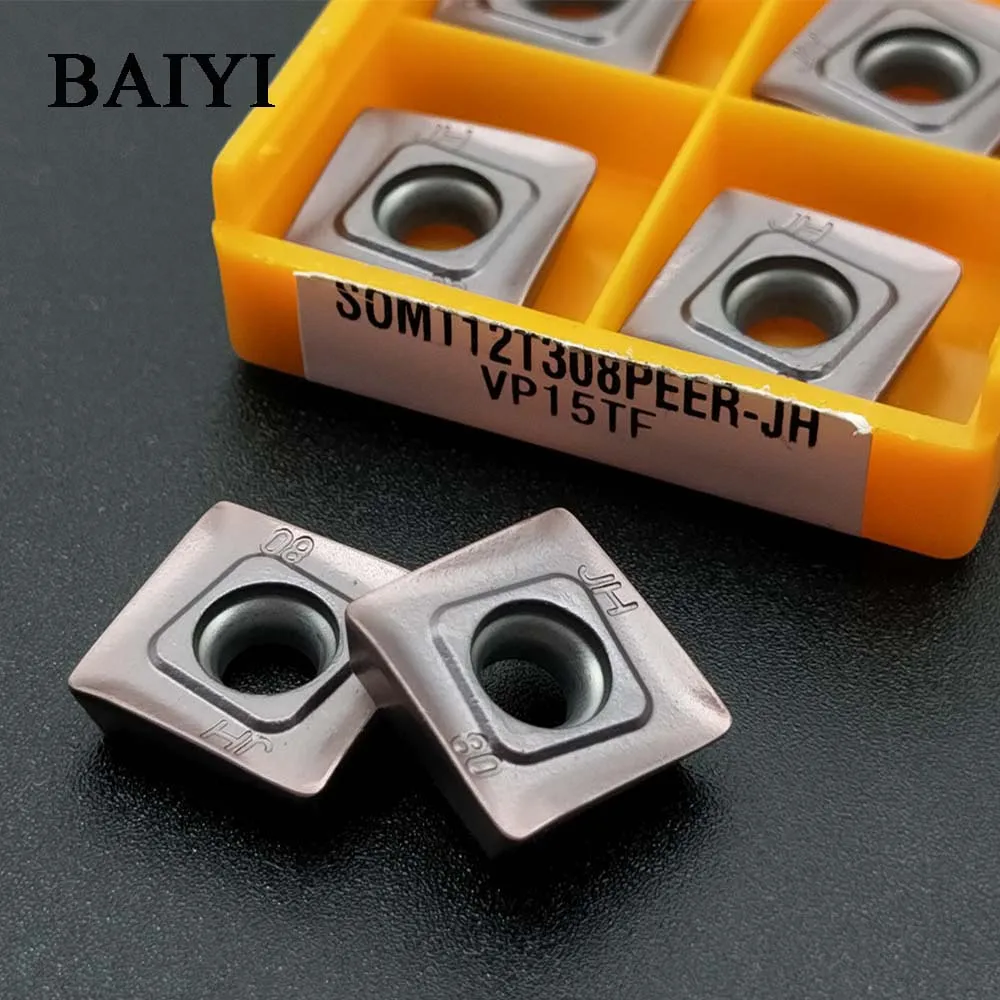 10pcs SOMT12T308PEER-JH VP15TF Carbide insert Indexable CNC Lathe cutting blade SOMT12T308 turning tools milling cutter blade
10pcs SOMT12T308PEER-JH VP15TF Carbide insert Indexable CNC Lathe cutting blade SOMT12T308 turning tools milling cutter blade