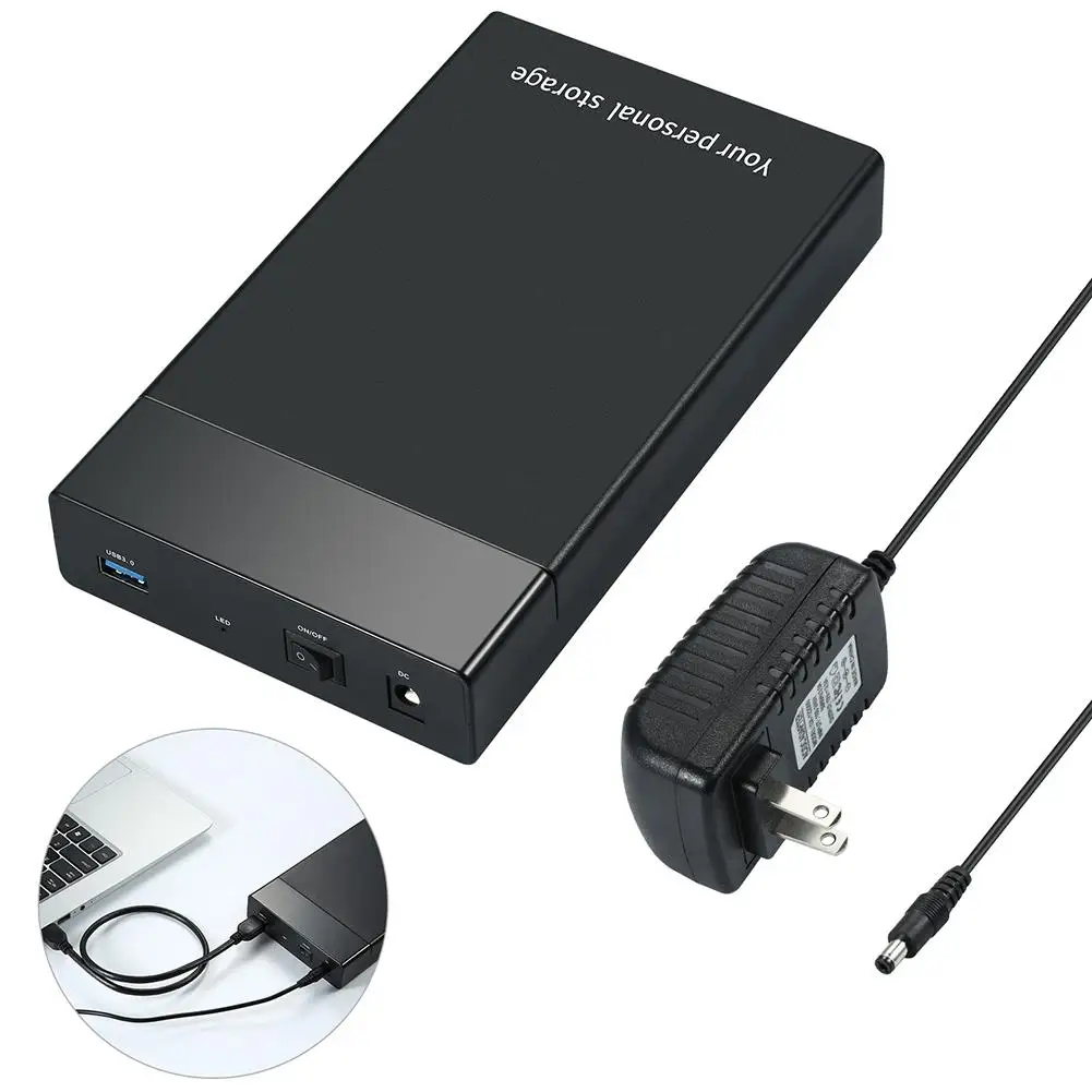 Высокоскоростной корпус для внешнего жесткого диска USB 3,0 2,5/3,5 дюйма SATA HDD
Высокоскоростной корпус для внешнего жесткого диска USB 3,0 2,5/3,5 дюйма SATA HDD