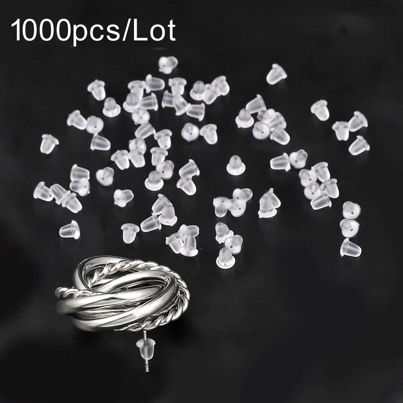 100pcs/lot Jewelry Finding Silicone Rubber Earring Backs Safety Bullet Stopper Rubber Jewelry Accessories DIY Ear Plugging
100pcs/lot Jewelry Finding Silicone Rubber Earring Backs Safety Bullet Stopper Rubber Jewelry Accessories DIY Ear Plugging