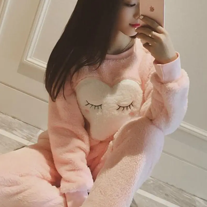 2017 леди бархатная Коралловая Пижама Женский двух частей пижамы|coral velvet pajamas|velvet