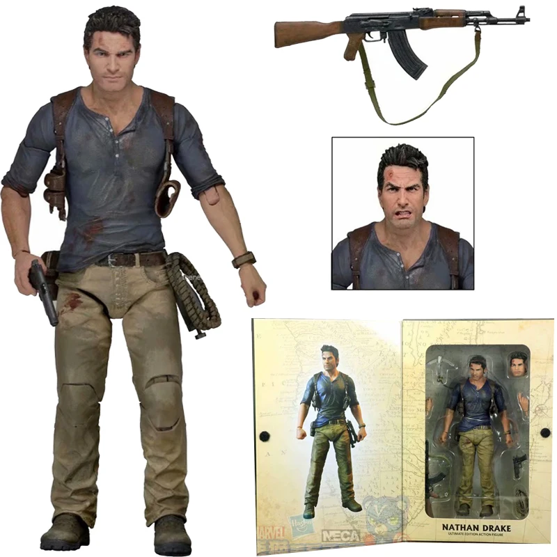 7inch 18cm NECA Uncharted 4 A thief's End Figures NATHAN DRAKE Action Figure Christmas Toy Gift
7inch 18cm NECA Uncharted 4 A thief's End Figures NATHAN DRAKE Action Figure Christmas Toy Gift