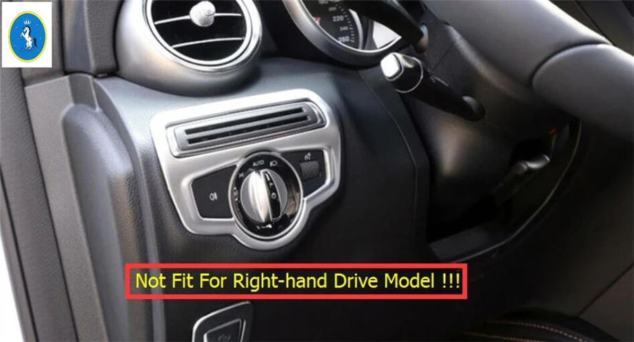 Yimaautotrims Head Lights Lamp Switch Button Decoration Cover Trim Fit For Mercedes Benz V Class V260 W447 2014 - 2019 ABS
Yimaautotrims Head Lights Lamp Switch Button Decoration Cover Trim Fit For Mercedes Benz V Class V260 W447 2014 - 2019 ABS
