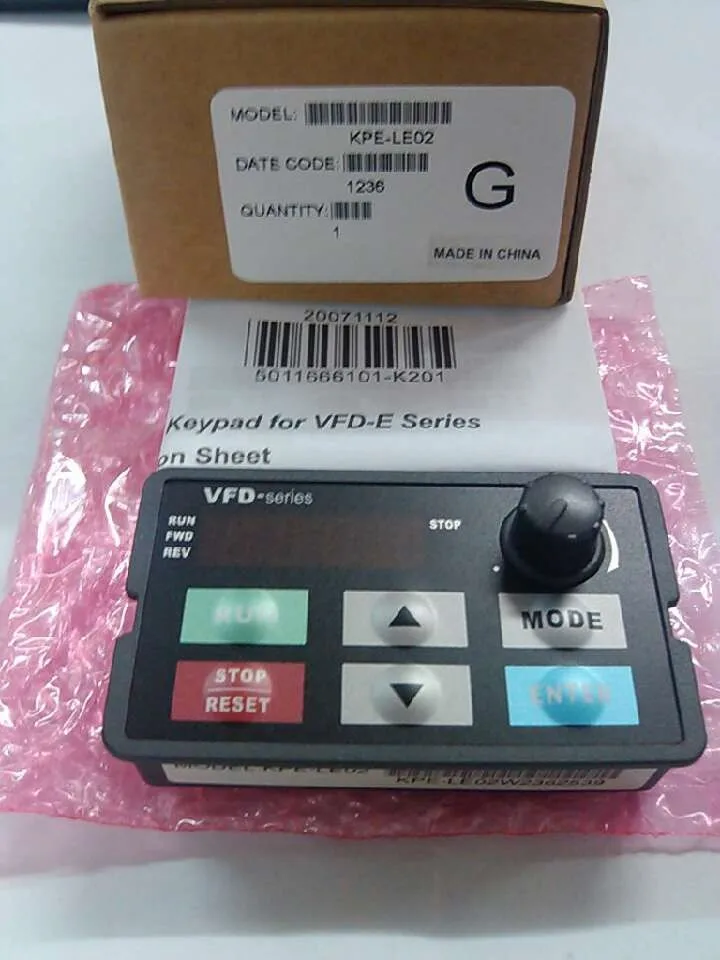 VFD110E23A VFD-E Series VFD Inverter Frequency converter 11kw 15HP 3 PHASE 220V 600Hz with control panel
VFD110E23A VFD-E Series VFD Inverter Frequency converter 11kw 15HP 3 PHASE 220V 600Hz with control panel