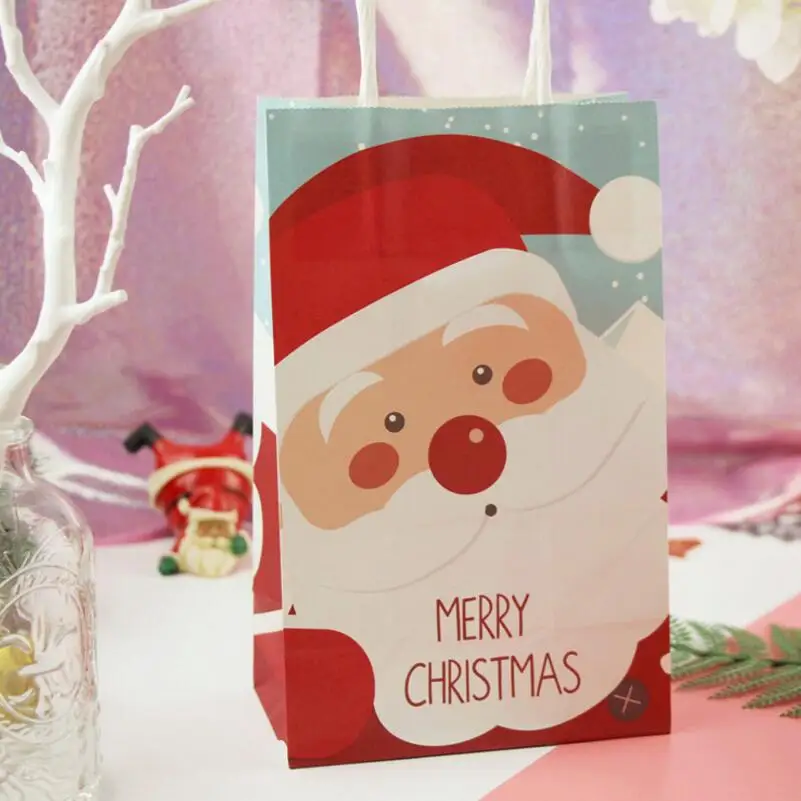 10Pcs/lot New Santa Claus Gift Wrap Bag Christmas Home Party Candy Cookies Paper Bags Christmas Gift Bag
10Pcs/lot New Santa Claus Gift Wrap Bag Christmas Home Party Candy Cookies Paper Bags Christmas Gift Bag