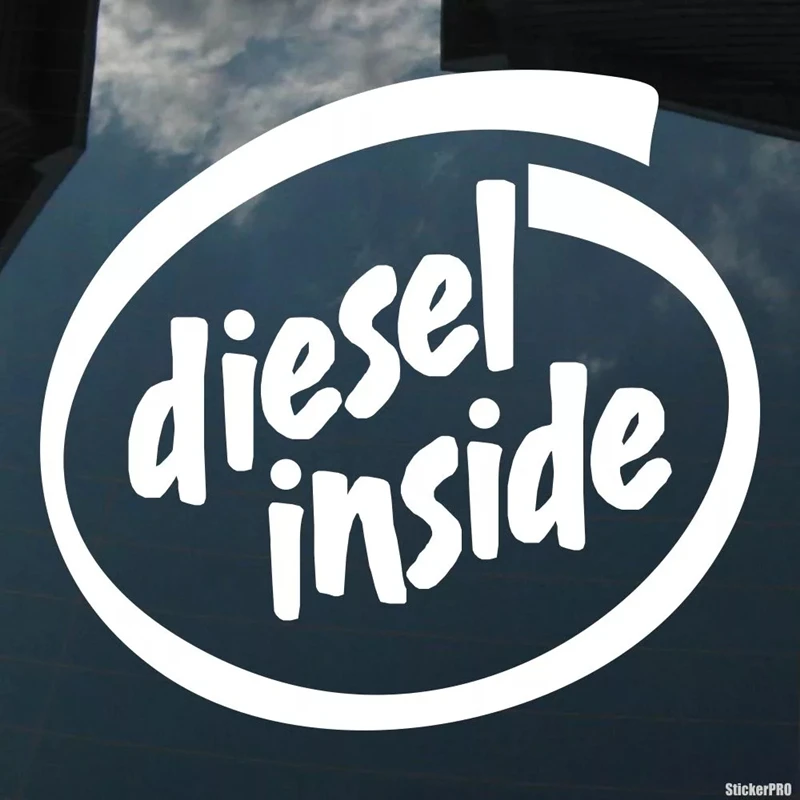 CK2101#12*11см наклейки на авто diesel inside водонепроницаемые машину наклейка для