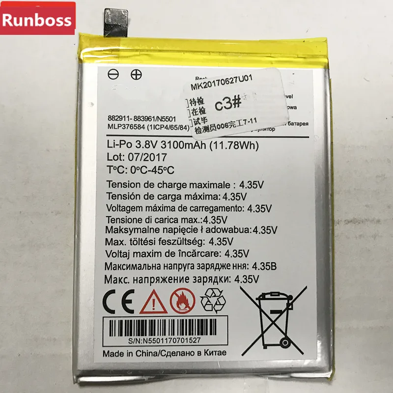 Original 3100mAh for Qilive MLP376584 1ICP4/65/84 Cell Phone Battery High Quality
Original 3100mAh for Qilive MLP376584 1ICP4/65/84 Cell Phone Battery High Quality