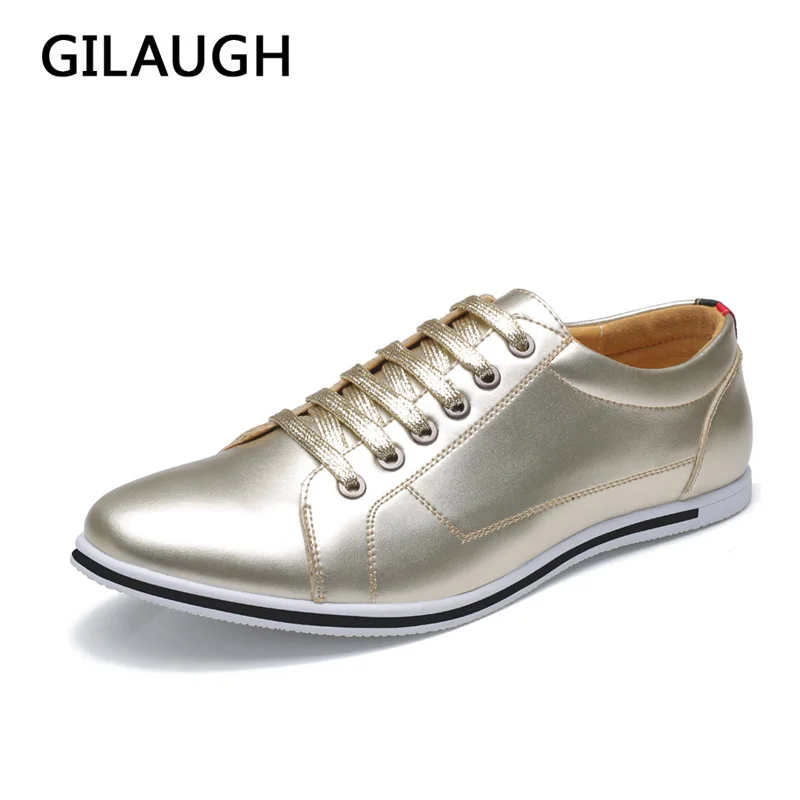 GILAUGH Big Size 38-50 Fashion Classic Style Men Shoes, Gold Silver Simple Designer Men Casual Shoes
GILAUGH Big Size 38-50 Fashion Classic Style Men Shoes, Gold Silver Simple Designer Men Casual Shoes