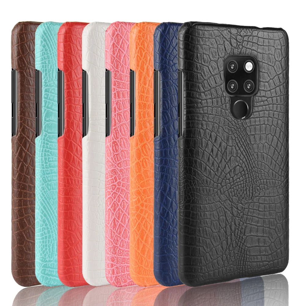 Жесткий чехол из крокодиловой кожи PU для Huawei Mate20X 20 pro 20lite 2 9lite 8 10 10lite Mate SE 9 Mate7