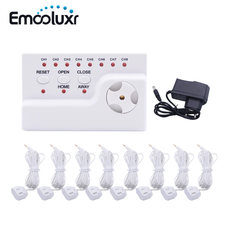 Water Leak Detector Water Level Overflow Sensor Alarm Leak Alarm Home Security Voice Warning System with 8pcs Water Cable Sensor
Water Leak Detector Water Level Overflow Sensor Alarm Leak Alarm Home Security Voice Warning System with 8pcs Water Cable Sensor