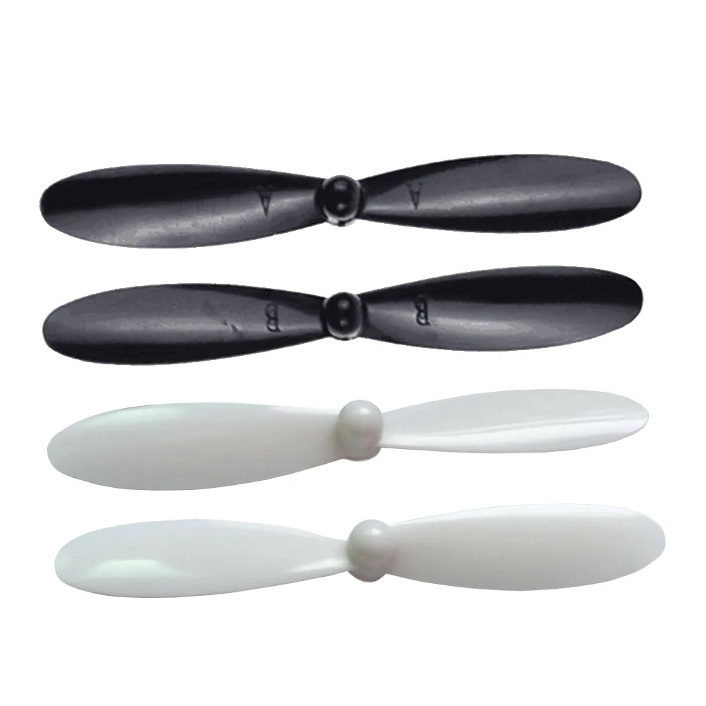 Фото Обновленные Квадрокоптеры Hubsan H107L X4 RC самолеты черно белые винты ротора