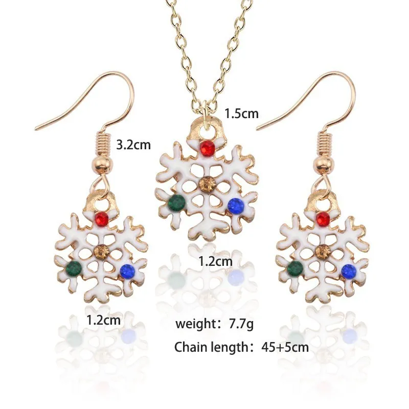 DIY Christmas Jewelry Set Necklace Earring Set For Women Cute Snowflake Red Bell Christmas Tree Necklaces Gold Chain Xmas Gifts
DIY Christmas Jewelry Set Necklace Earring Set For Women Cute Snowflake Red Bell Christmas Tree Necklaces Gold Chain Xmas Gifts