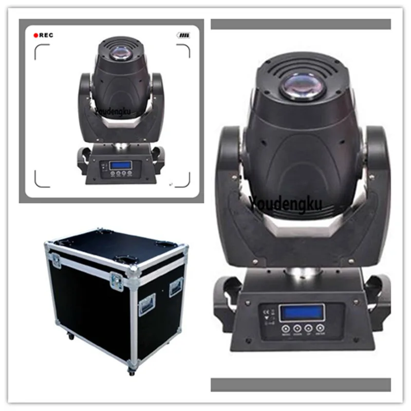 2pcs with flightcase led 180w moving head spot light 180W led spot moving head with Iris
2pcs with flightcase led 180w moving head spot light 180W led spot moving head with Iris