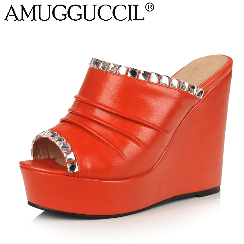 2021 New Plus Big Size 32-43 Black Orange White Rhinestone Fashion Sexy High heel Summer Girls Women Wedges Sandal Slippers L796
2021 New Plus Big Size 32-43 Black Orange White Rhinestone Fashion Sexy High heel Summer Girls Women Wedges Sandal Slippers L796