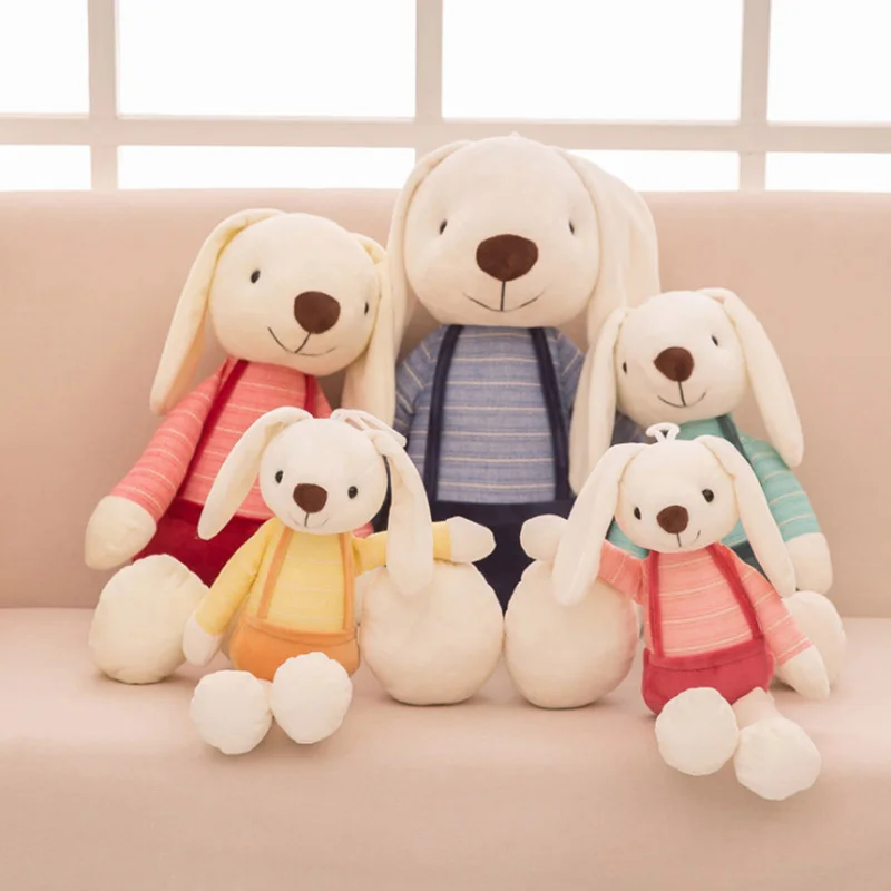 Lovely Rabbit Bunny Plush Doll Toys Baby Soft Bunnies Toy Long Ear Hare dolls Cushion Stuffed Animals Dolls Juguetes | Игрушки и хобби