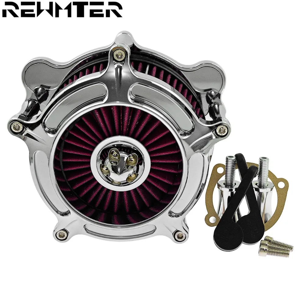 Chrome Air Filter Motorcycle Red Air Filter Intake Element Accessories For Harley Touring FLHX Dyna Softail FLSTF
Chrome Air Filter Motorcycle Red Air Filter Intake Element Accessories For Harley Touring FLHX Dyna Softail FLSTF