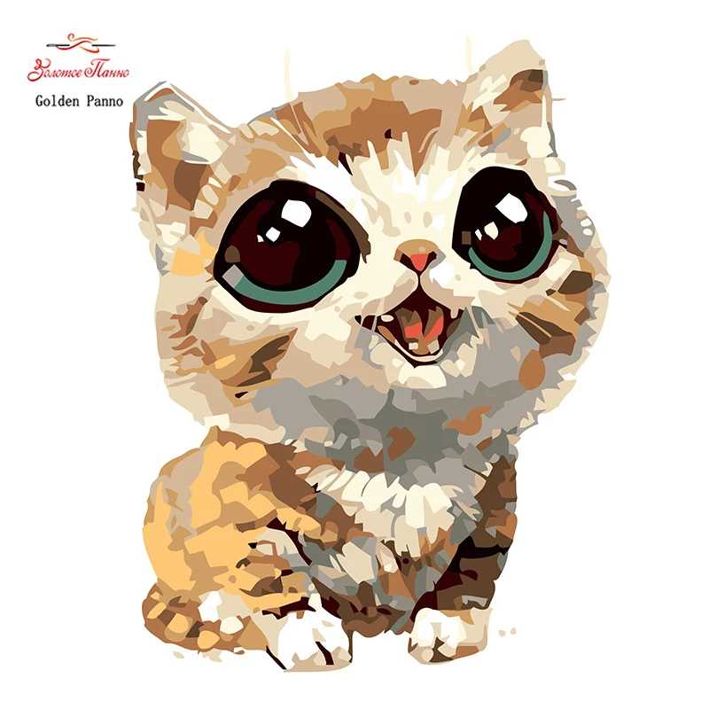 Golden Panno,Needlework,DIY Cross stitch,Sets For Embroidery kit 14ct unprinted big eyes cat cross-Stitching,christmas 1010
Golden Panno,Needlework,DIY Cross stitch,Sets For Embroidery kit 14ct unprinted big eyes cat cross-Stitching,christmas 1010