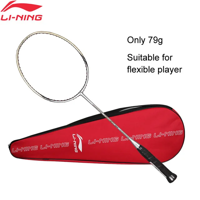 Ракетка для бадминтона Li Ning WINDSTORM 700 из углеродного волокна|Ракетки бадминтона| |