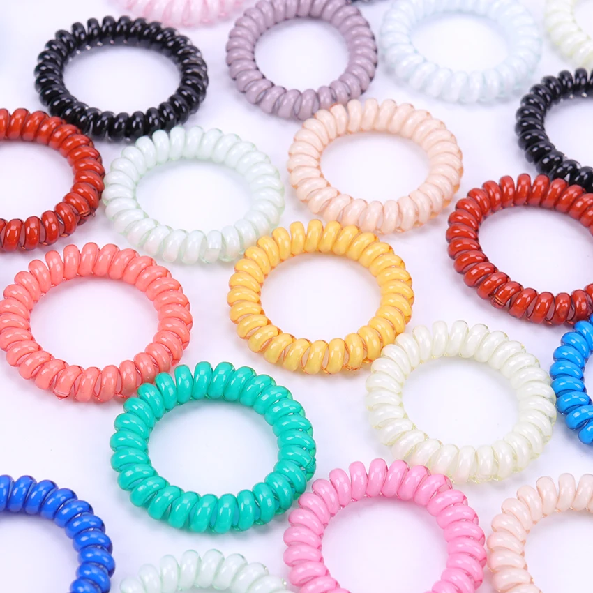 5PCS Cute Candy Color Hair Headbands Telephone Line Hair Elastics Hair Bands Girls Ponytail Holder Rubber Bands Hair Accessories
5PCS Cute Candy Color Hair Headbands Telephone Line Hair Elastics Hair Bands Girls Ponytail Holder Rubber Bands Hair Accessories