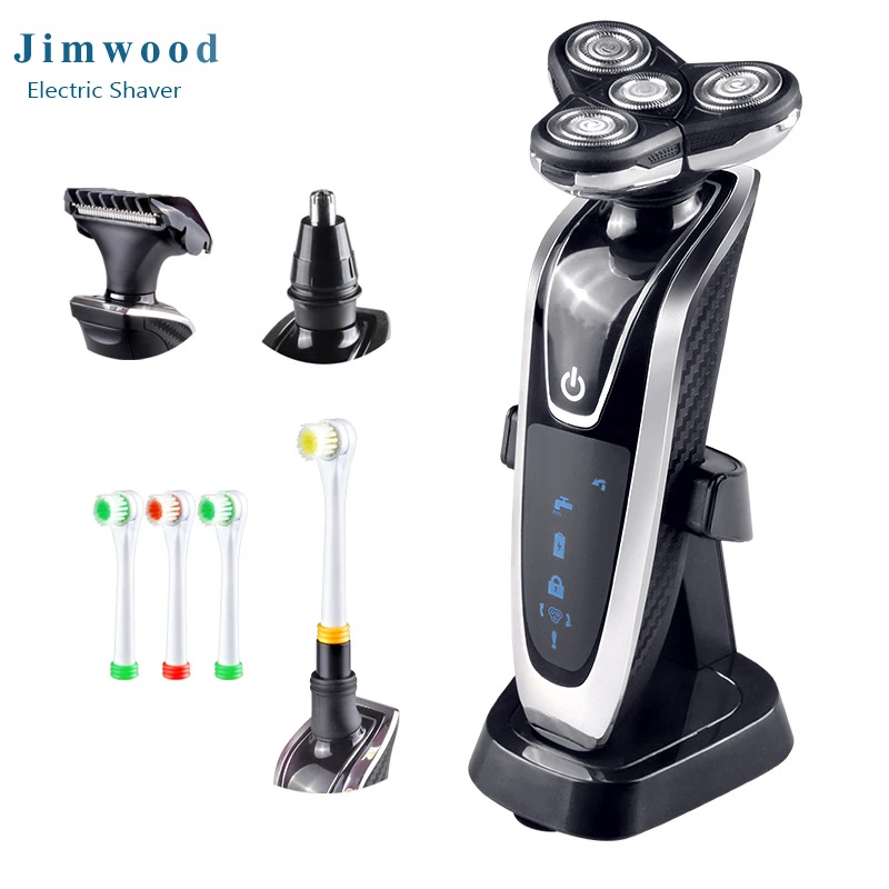 men's face care tool Electric razor blake beard blade toothbrush 4in1 Electric hair trimming Shaving Machine Beard Shaver set
men's face care tool Electric razor blake beard blade toothbrush 4in1 Electric hair trimming Shaving Machine Beard Shaver set