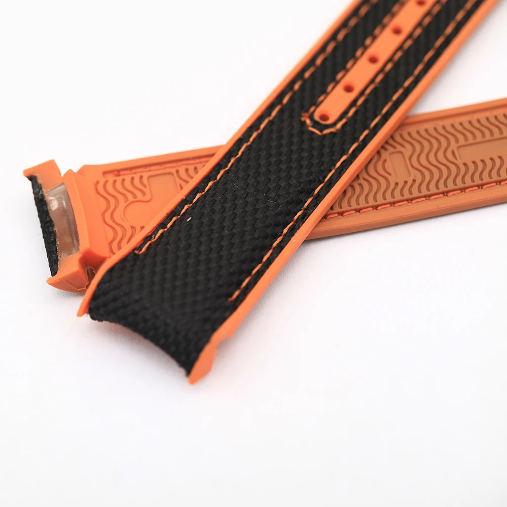 20m 22mm Nylon Rubber Silicone Watch Band for Omega Watch Strap Seamaster Planet Ocean 8900 9900 Orange Black Blue Bracelets
20m 22mm Nylon Rubber Silicone Watch Band for Omega Watch Strap Seamaster Planet Ocean 8900 9900 Orange Black Blue Bracelets