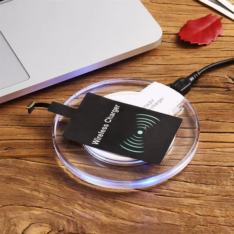 Беспроводное зарядное устройство Micro USB для быстрой зарядки телефона Android Модный