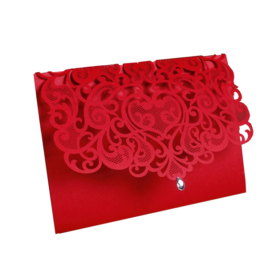 50Pcs Chinese Red Laser Cutting Invitation Cards Business invitation Cards with Customizable Inner sheet
50Pcs Chinese Red Laser Cutting Invitation Cards Business invitation Cards with Customizable Inner sheet