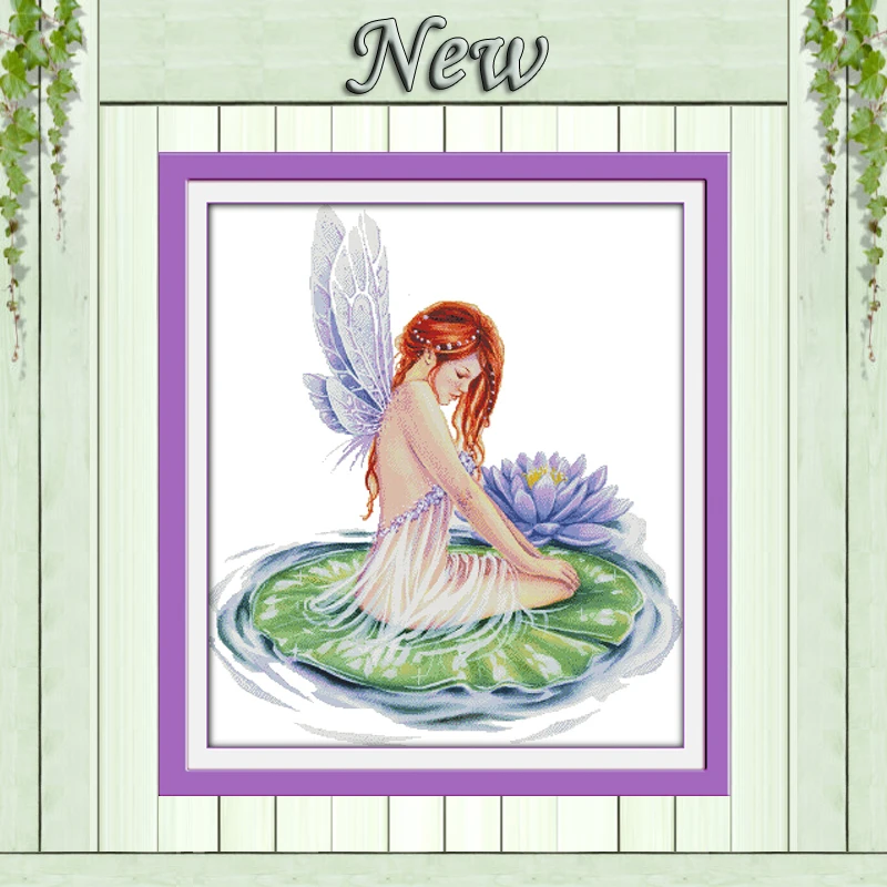 Naiad sexy angel girl Counted Print on canvas DMC 11CT 14CT Cross Stitch kits Needlework Set DIY embroidery Home wall Decoration
Naiad sexy angel girl Counted Print on canvas DMC 11CT 14CT Cross Stitch kits Needlework Set DIY embroidery Home wall Decoration