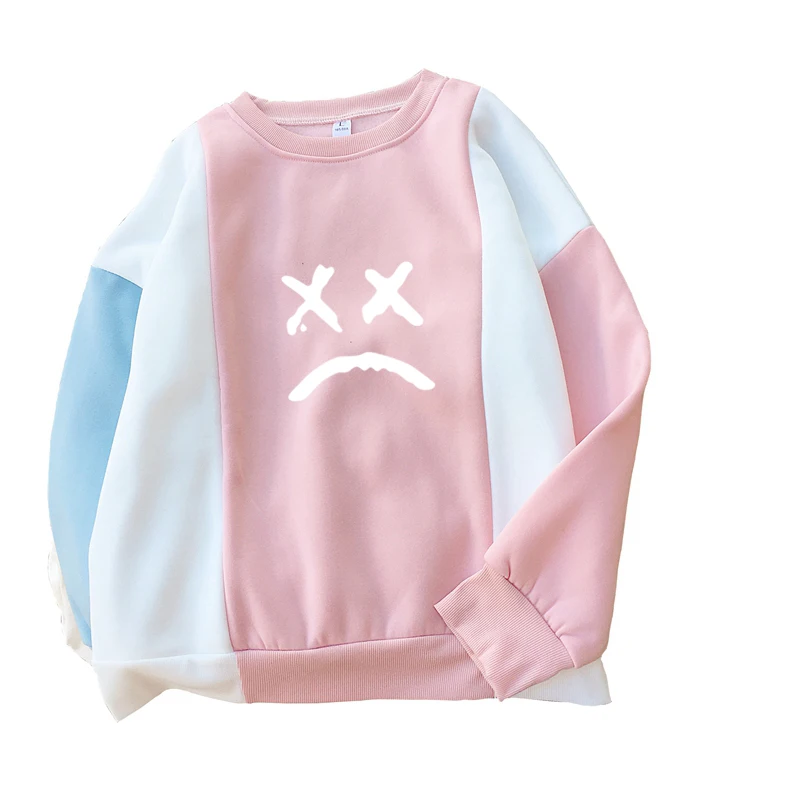 Kpop New Autumn Women Fleece Warm Sweatshirt Fashion Raglan Sleeve Patchwork Hoodies Casual Kawaii Face Hoodies Harajuku Clothes
Kpop New Autumn Women Fleece Warm Sweatshirt Fashion Raglan Sleeve Patchwork Hoodies Casual Kawaii Face Hoodies Harajuku Clothes