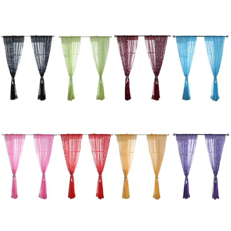 Snowflake Printed Perspective Curtain Through Rod to Install for Home Window Decorative Shading
Snowflake Printed Perspective Curtain Through Rod to Install for Home Window Decorative Shading