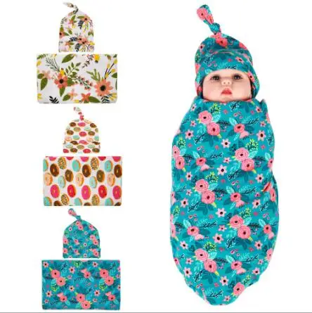 2016 New Floral Newborn Swaddle Set Baby Swaddle Blanket Top Knot Hat Coming Home Outfit Newborn Shower Gift Photo Props
2016 New Floral Newborn Swaddle Set Baby Swaddle Blanket Top Knot Hat Coming Home Outfit Newborn Shower Gift Photo Props