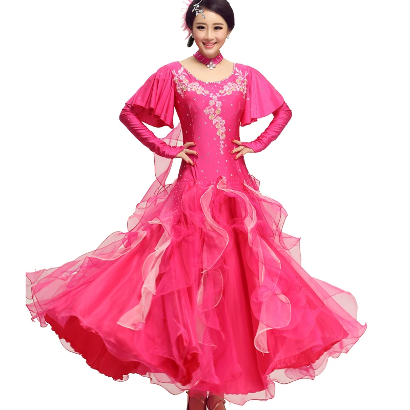 Women Standard Ballroom Dresses Girls Long Sleeve Dancing Costume Adult Waltz Ballroom Competition Dance Dress for Adults
Women Standard Ballroom Dresses Girls Long Sleeve Dancing Costume Adult Waltz Ballroom Competition Dance Dress for Adults