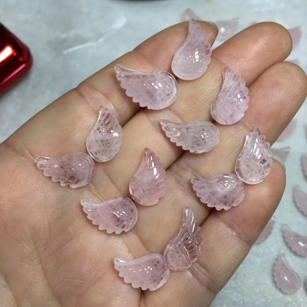 2pcs Natural Pink Quartz Crystal Wing Shaped Meditation Healing Chakra Polished Gift Natural Quartz Crystals
2pcs Natural Pink Quartz Crystal Wing Shaped Meditation Healing Chakra Polished Gift Natural Quartz Crystals