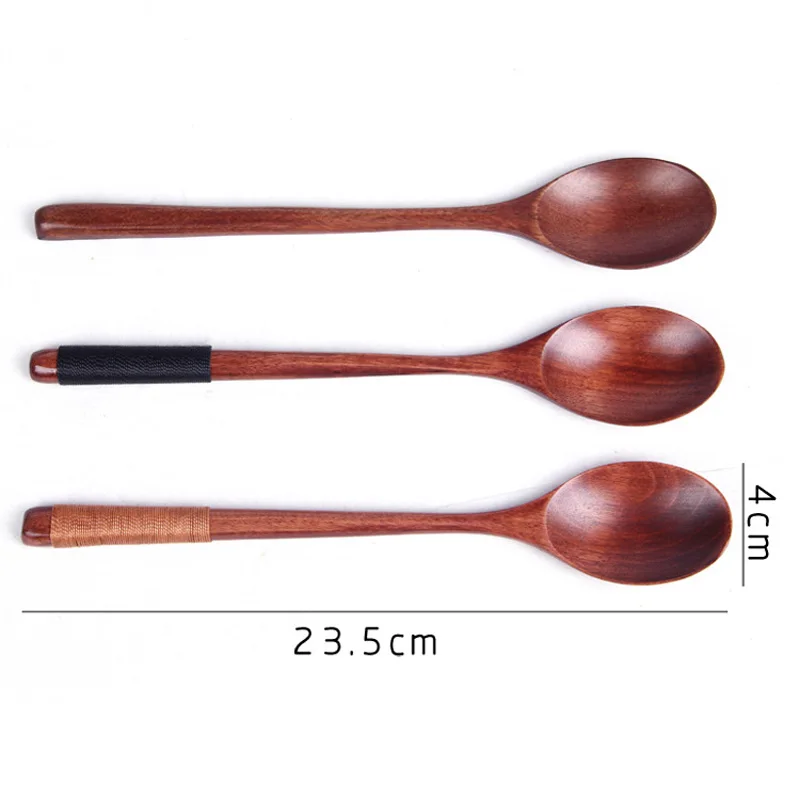 Деревянная ложка с длинной ручкой 3 шт./компл.|wooden spoon|dessert spoonspoon wood |