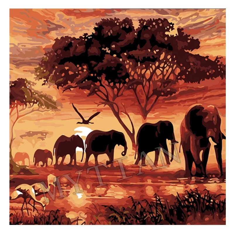 Пейзаж 5D алмазная живопись квадратная/круглая сумерка слон Алмазная мозаика вышивка крестиком Ручная роспись Декоративная живопись
Пейзаж 5D алмазная живопись квадратная/круглая сумерка слон Алмазная мозаика вышивка крестиком Ручная роспись Декоративная живопись