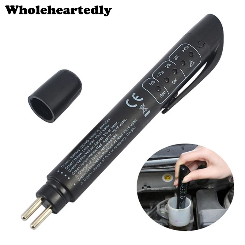 Hot Sale Brake Fluid Tester Pen 5 LED Car Vehicle Auto Automotive Testing Tool Car Vehicle Tools Diagnostic Tools Wholesale
Hot Sale Brake Fluid Tester Pen 5 LED Car Vehicle Auto Automotive Testing Tool Car Vehicle Tools Diagnostic Tools Wholesale