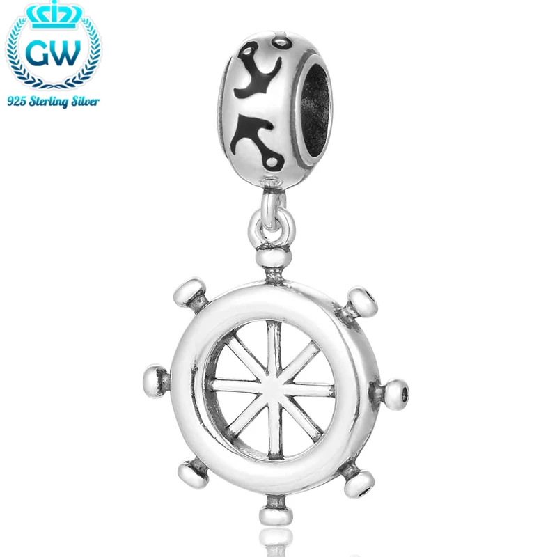 Sterling-Silver-Jewelry Ship Wheel Charm 2016 Vintage Fashion Women Jewelry Bracelet Bangle Beads & Jewelry Making S431
Sterling-Silver-Jewelry Ship Wheel Charm 2016 Vintage Fashion Women Jewelry Bracelet Bangle Beads & Jewelry Making S431