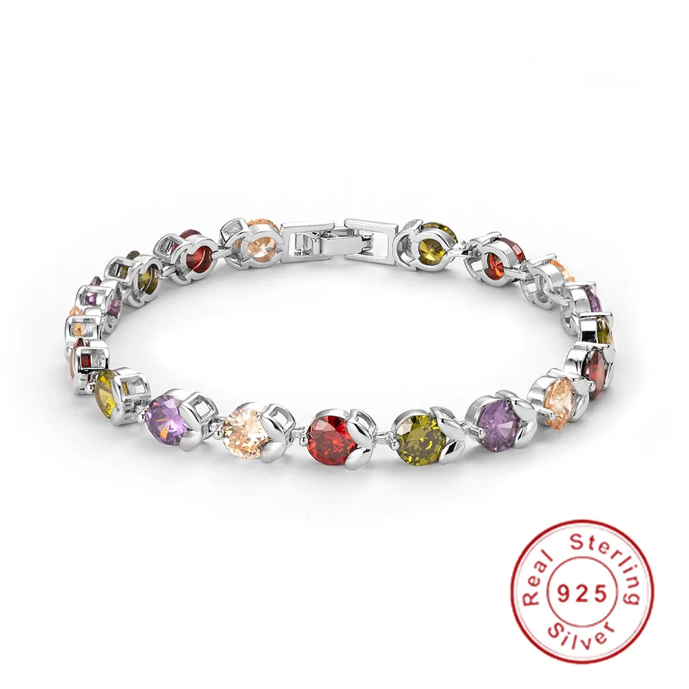 Luxury 925 Silver Purple gold red olive green gemstone Multi Bracelets For Women Engagement Wedding Party Jewelry
Luxury 925 Silver Purple gold red olive green gemstone Multi Bracelets For Women Engagement Wedding Party Jewelry