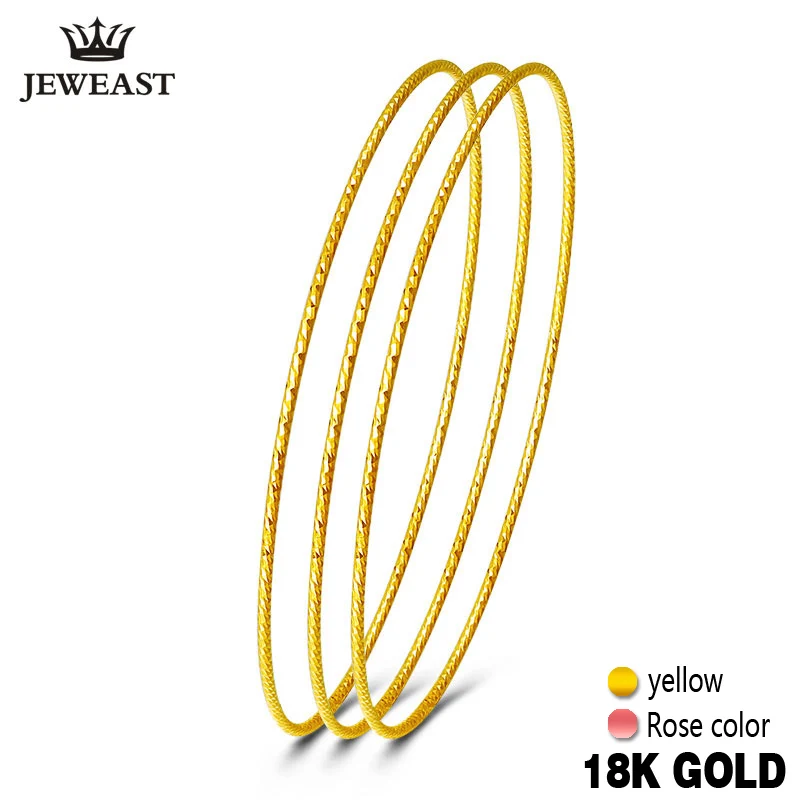 18k Pure Gold Bangles 2020 New Rose Yellow Women Bracelets Wholesale 750 Hot Sale Elegant Temperament Party Classic Round GOOD
18k Pure Gold Bangles 2020 New Rose Yellow Women Bracelets Wholesale 750 Hot Sale Elegant Temperament Party Classic Round GOOD
