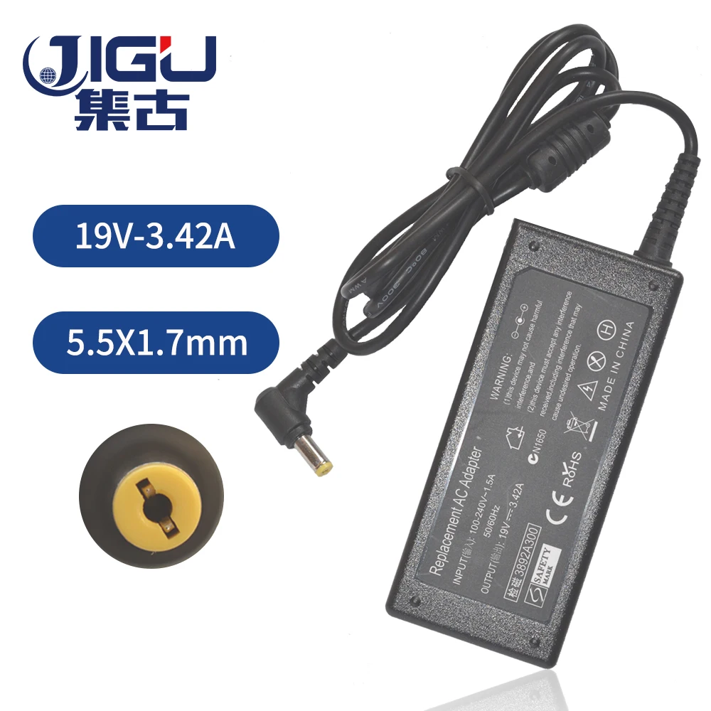 19V 3.42A 5,5*1,7 MM 65w для Acer Aspire 5315 5630 5735 5920 5535 5738 6920 SADP-65KB 7520 Адаптер зарядного устройства для ноутбука
19V 3.42A 5,5*1,7 MM 65w для Acer Aspire 5315 5630 5735 5920 5535 5738 6920 SADP-65KB 7520 Адаптер зарядного устройства для ноутбука