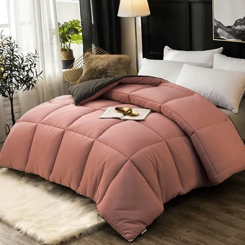 Four seasons quilt winter summer thickened warm cotton quilt double air conditioning core duvet quilt single autumn comforter
Four seasons quilt winter summer thickened warm cotton quilt double air conditioning core duvet quilt single autumn comforter