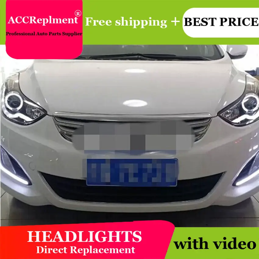 AUTO.PRO For Hyundai elantra headlights 11-16 LED light guide DRL+ Q5 bi xenon lens+angel eyes For Hyundai elantra car styling
AUTO.PRO For Hyundai elantra headlights 11-16 LED light guide DRL+ Q5 bi xenon lens+angel eyes For Hyundai elantra car styling