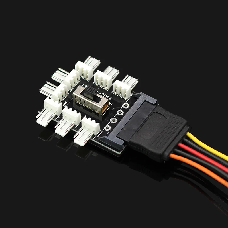 SATA/большой 4pin порт питания ed 8 способ 3pin Вентилятор охлаждения кабель удлинитель