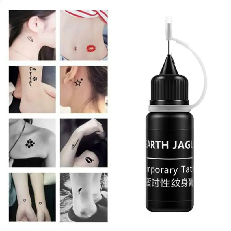 10ml Waterproof Natural Black Juice Tattoo Paste For Temporary Body Art Painting Long Lasting Tattoo Juice Ink Body Art Cream
10ml Waterproof Natural Black Juice Tattoo Paste For Temporary Body Art Painting Long Lasting Tattoo Juice Ink Body Art Cream