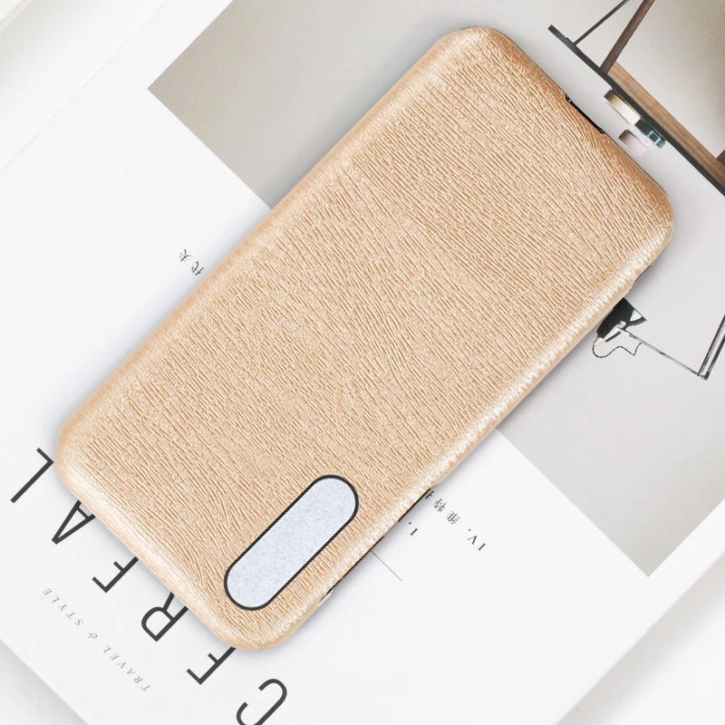 Wood grain PU Leather Phone Case For Xiaomi Mi CC9 Soft Silicone Gel Back Shell |