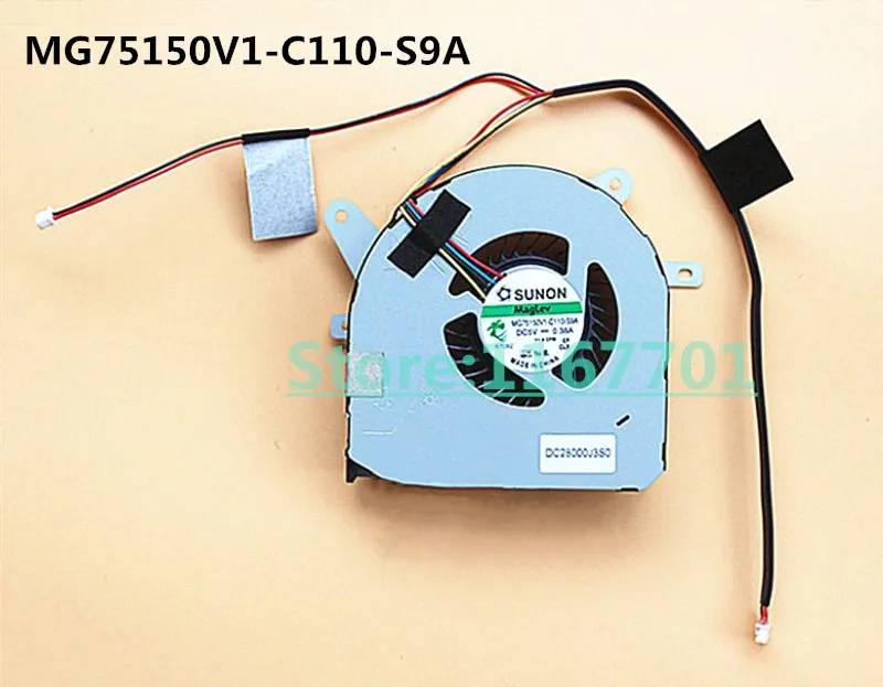 New Original Laptop/Notebook CPU cooling Fan for SUNON MG75150V1-C110-S9A DC5V 0.38A DC28000J3S0
New Original Laptop/Notebook CPU cooling Fan for SUNON MG75150V1-C110-S9A DC5V 0.38A DC28000J3S0