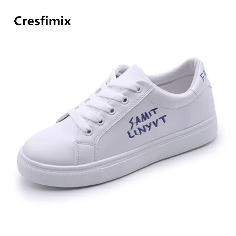 Cresfimix zapatos de mujer; женская обувь для отдыха из искусственной кожи белого цвета на плоской платформе; женская Повседневная Уличная обувь на шну...
Cresfimix zapatos de mujer; женская обувь для отдыха из искусственной кожи белого цвета на плоской платформе; женская Повседневная Уличная обувь на шну...