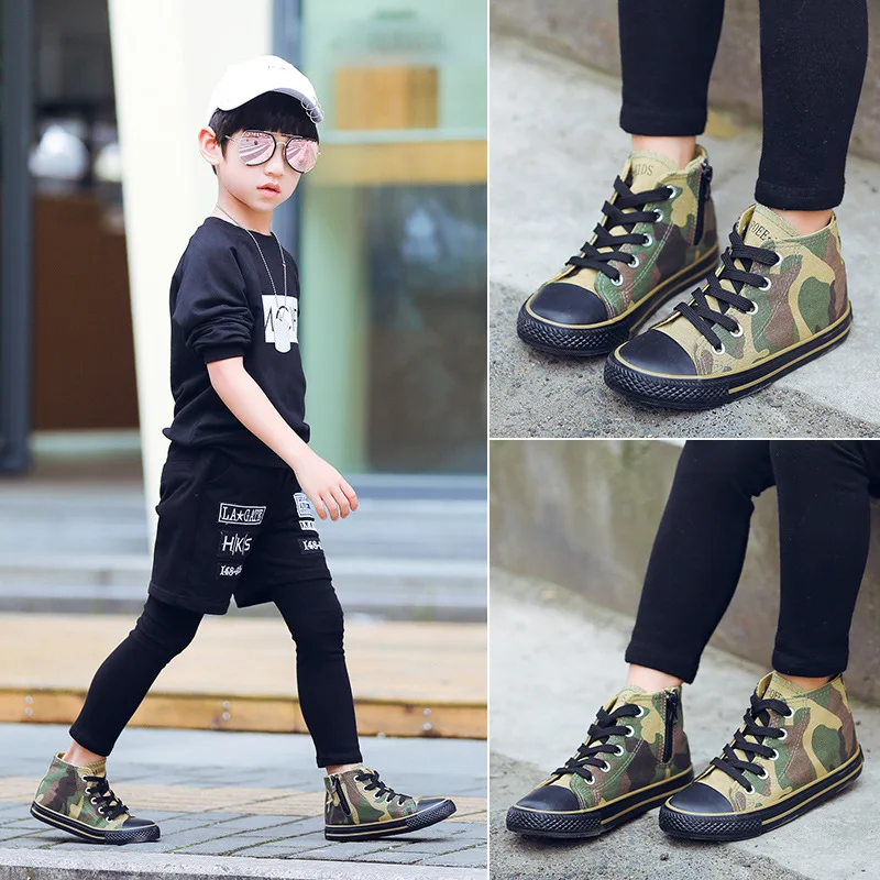 2019 boys and girls version of the Chinese style camouflage high help children canvas shoes
2019 boys and girls version of the Chinese style camouflage high help children canvas shoes